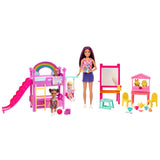 Barbie Skipper Babysitters Inc. Ultimate Daycare Playset with 3 Dolls & 15+ Accessories Multicolour