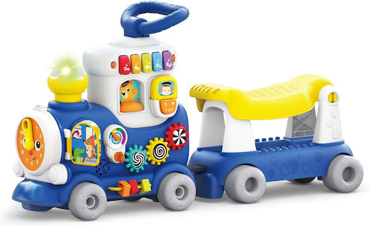 Hola HE8990B 4-in-1 Smart Learning Push Walker & Ride-On Train 12-36 Months Blue