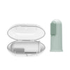 Dr. Brown's Silicone Finger Toothbrush With Case Pack Of 2 - Grey And Light