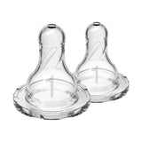 Dr. Brown’s Natural Flow Narrow Level 1 Nipple 2-Pack 0m+ Clear