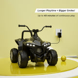 Formula Fun by EMotorad Turbo Trek Electric ATV Ride-On 3Y+ Yellow