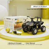 Formula Fun by EMotorad Turbo Trek Electric ATV Ride-On 3Y+ Yellow