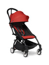 Babyzen Stroller YOYO² with 6+ Color Pack - Black Frame - Red