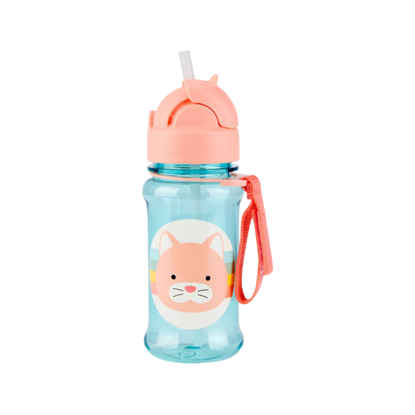 Skip Hop Zoo Tritan Renew Straw Bottles - Cat