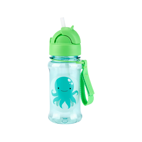 Skip Hop Zoo Tritan Renew Straw Bottles - Octopus