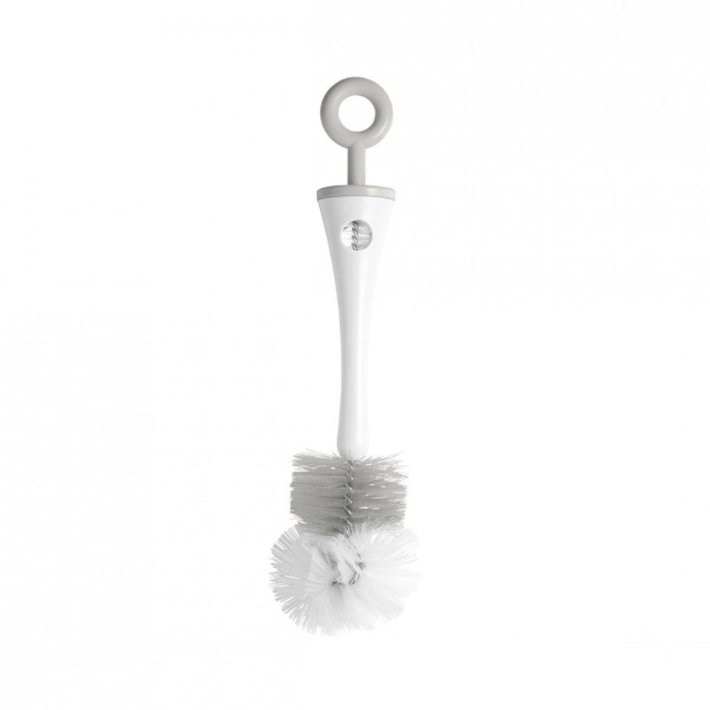 Béaba 2-in-1 Baby Bottle & Accessories Cleaning Brush – Grey