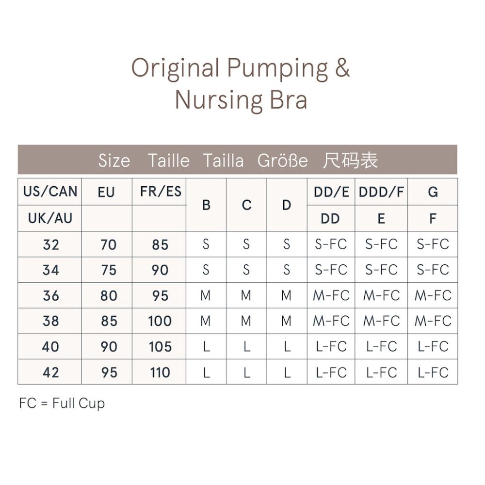Bravado Original Pumping and Nursing Bra Small Black