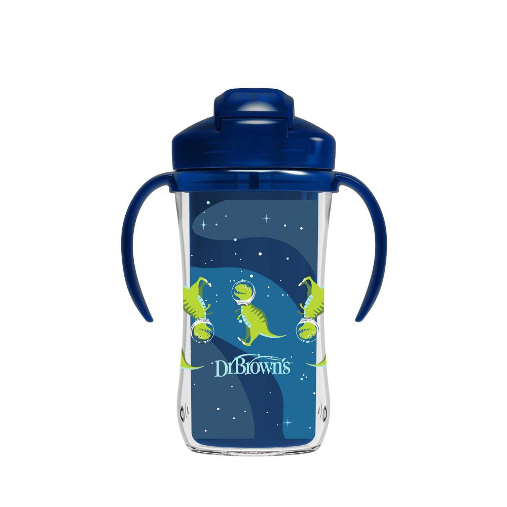 Dr. Brown’s Milestones Insulated Straw Cup 300 ml Blue