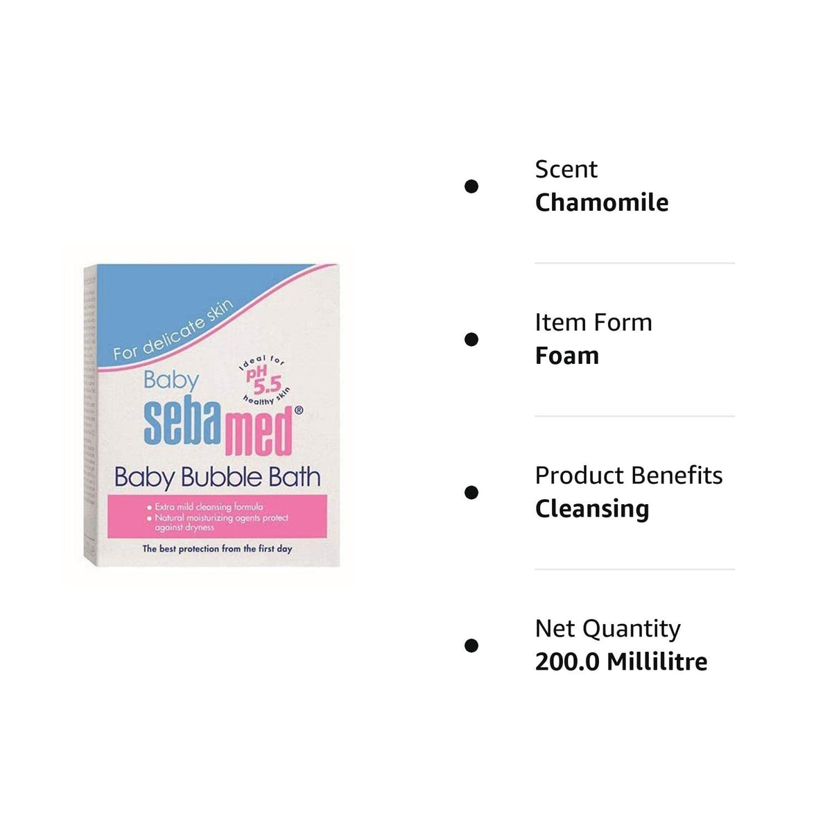 Sebamed Baby Bubble Bath - 200 Ml