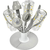 BÉABA Flower Foldable Baby Bottle Drying Rack – Light Mist