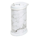 Ubbi Stainless Steel Diaper Pail with Child Safety Lock - Marble