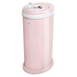 Ubbi Stainless Steel Diaper Pail with Child Safety Lock - Blush Pink
