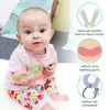 Zoli Bunny Teether Mist Blue/Ash