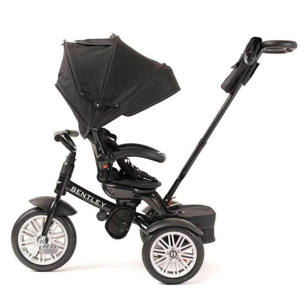 Bentley 6-in-1 Baby Trike Stroller – Onyx Black | 6 Months to 5 Years