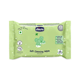 Chicco Soft Cleansing Baby Wipes 20 × 15 cm Pack of 20