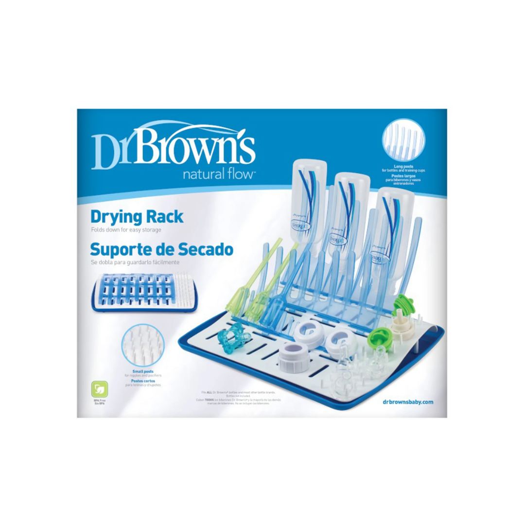 Dr. Brown's Folding Baby Bottle Drying Rack 33.5 x 23.6 x 9.1 cm Blue