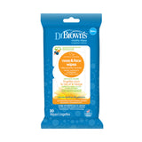 Dr Browns Nose And Face Wipes 30Pk