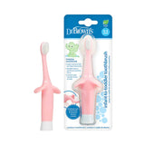 Dr. Brown's Infant-to-Toddler Toothbrush Elephant 0–3 Years Pink