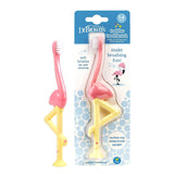 Dr. Brown’s Flamingo Toddler Toothbrush 1 Pack Pink