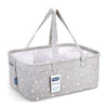 Hopop Baby Diaper Caddy Organiser 16 x 10 x 7 Inches Grey