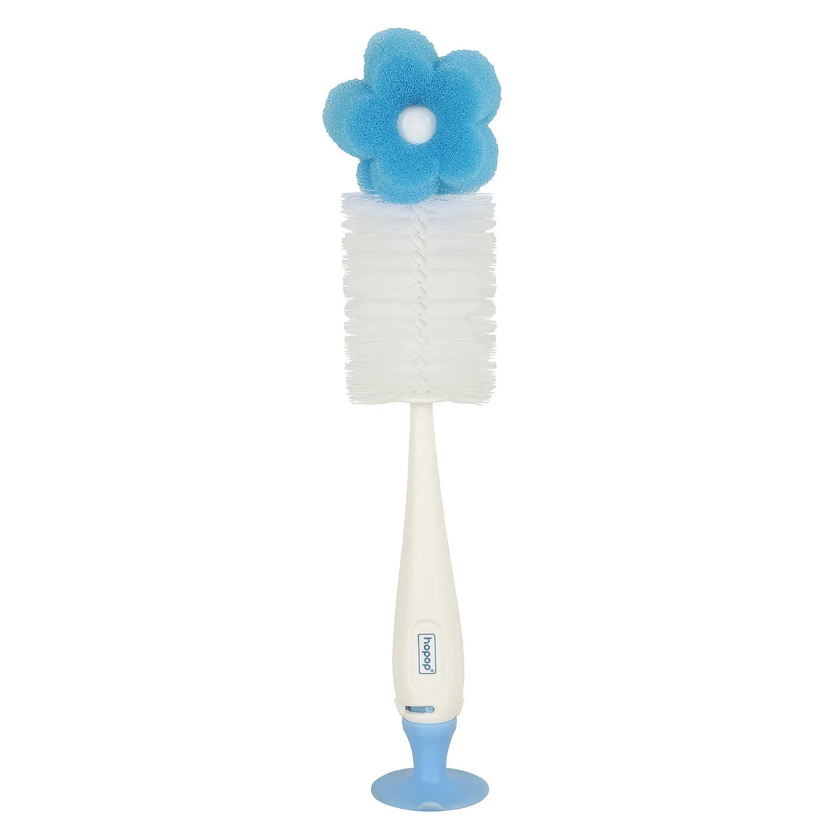 Hopop Bottle & Nipple Cleaning Sponge Brush One Size – Blue