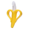 Hopop Easy-Grip Banana Silicone Baby Teether - 3 Months+ - Yellow