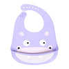 Hopop Easy Clean Crumb Catcher Silicon Bib - Assorted Print