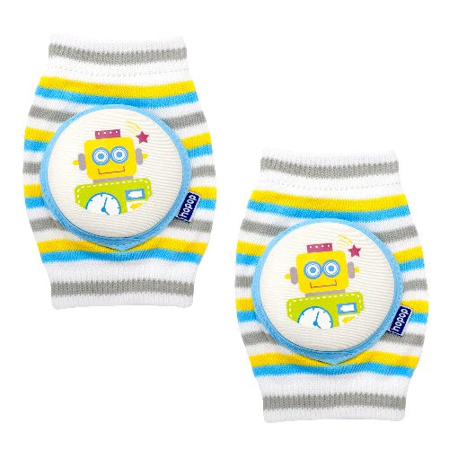 Hopop Anti-Slip Elbow & Knee Pads for Crawling Baby Free Size Multicolor