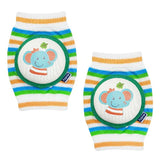 Hopop Anti-Slip Elbow & Knee Pads for Crawling Baby Free Size Multicolor