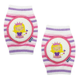 Hopop Anti-Slip Elbow & Knee Pads for Crawling Baby Free Size Multicolor