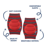 Hopop Anti-Slip Crawling Baby Elbow & Knee Pads Assorted Colour