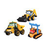 JCB My First Muddy Friends Joey, Doug & Dan Pull Back Toys Pack of 3 12M+ – Multicolour