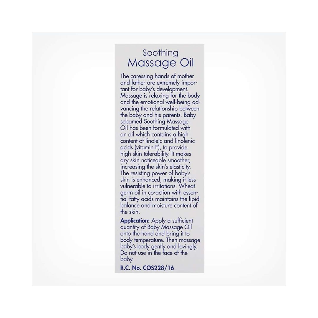 Sebamed Soothing Baby Massage Oil - 150 Ml