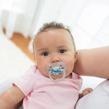 Dr. Brown's Advantage Pacifier Stage 1 Pack of 2 Blue Glow In The Dark