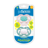 Dr. Brown’s Advantage Pacifiers Stage 2 Pack of 2 Pink Airplanes