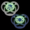 Dr Browns Blue Advantage Pacifiers (Stage 2) Glow In The Dark | Pack Of 2