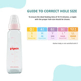 Pigeon Glass Feeding Bottle 8Oz 240Ml Pink