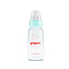Pigeon Glass Baby Feeding Bottle Blue 120ml With Nipple Size S 0+ Months