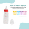 Pigeon Peristaltic Nursing Bottle Size L 9M+, 240Ml (Red)