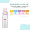 Pigeon Peristaltic Nursing Bottle Size M 4+ , 200ml (Pink)