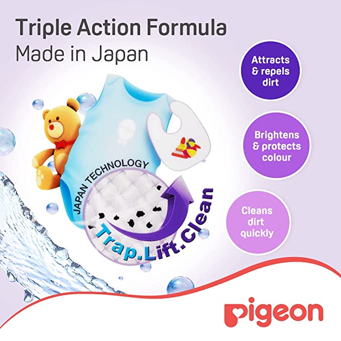 Pigeon Baby Laundry Liquid Detergent Bottle (900Ml)