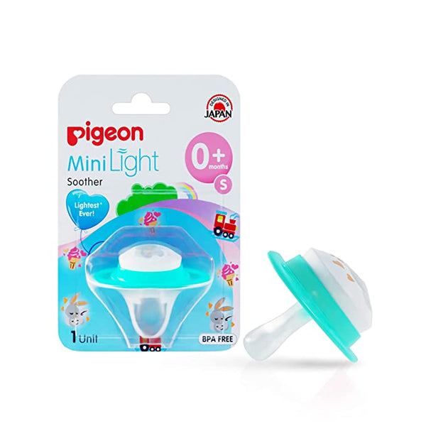 Pigeon Baby Soother S Size 0+ Minilight -Rabbit