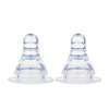 Pigeon Peristaltic Nipple L Cut 9+ Month (Pack Of 2)