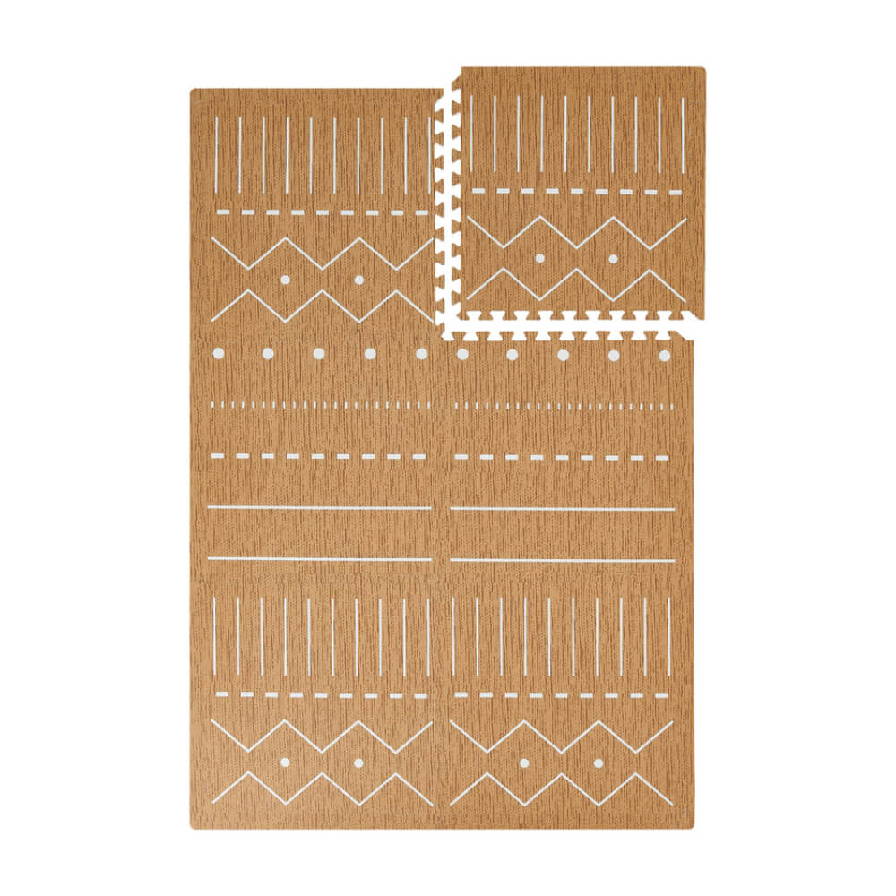 Toddlekind Prettier Puzzle Playmats Berber - Camel