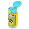 Skip Hop Zoo Stainless Steel Little Kid Straw Bottle Giraffe
