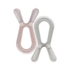 Zoli Bunny Teether Blush/Ash