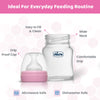 Chicco Well-Being Glass Feeding Bottle (120Ml, Slow Flow) (Pink)